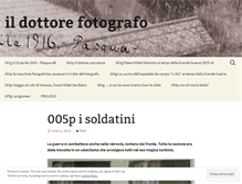 Tablet Screenshot of il-dottore-fotografo-alla-grande-guerra.com